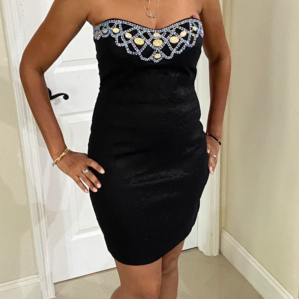 🔥Party/Cocktail Rhinestone Dress❤️